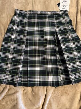 Becky Thatcher Elderwear Girls Pleated Plaid Academic School Skirt Size 8 1/2